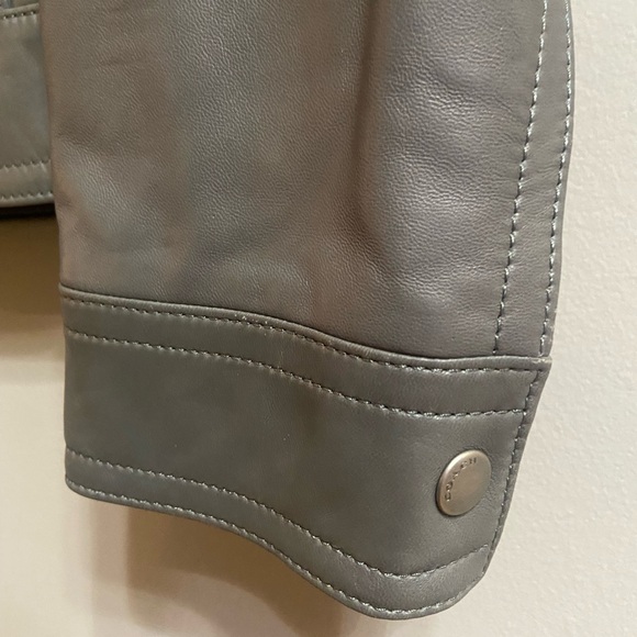 Men’s Coach Leather Blouson Jacket, Size 50 - Picture 12 of 16